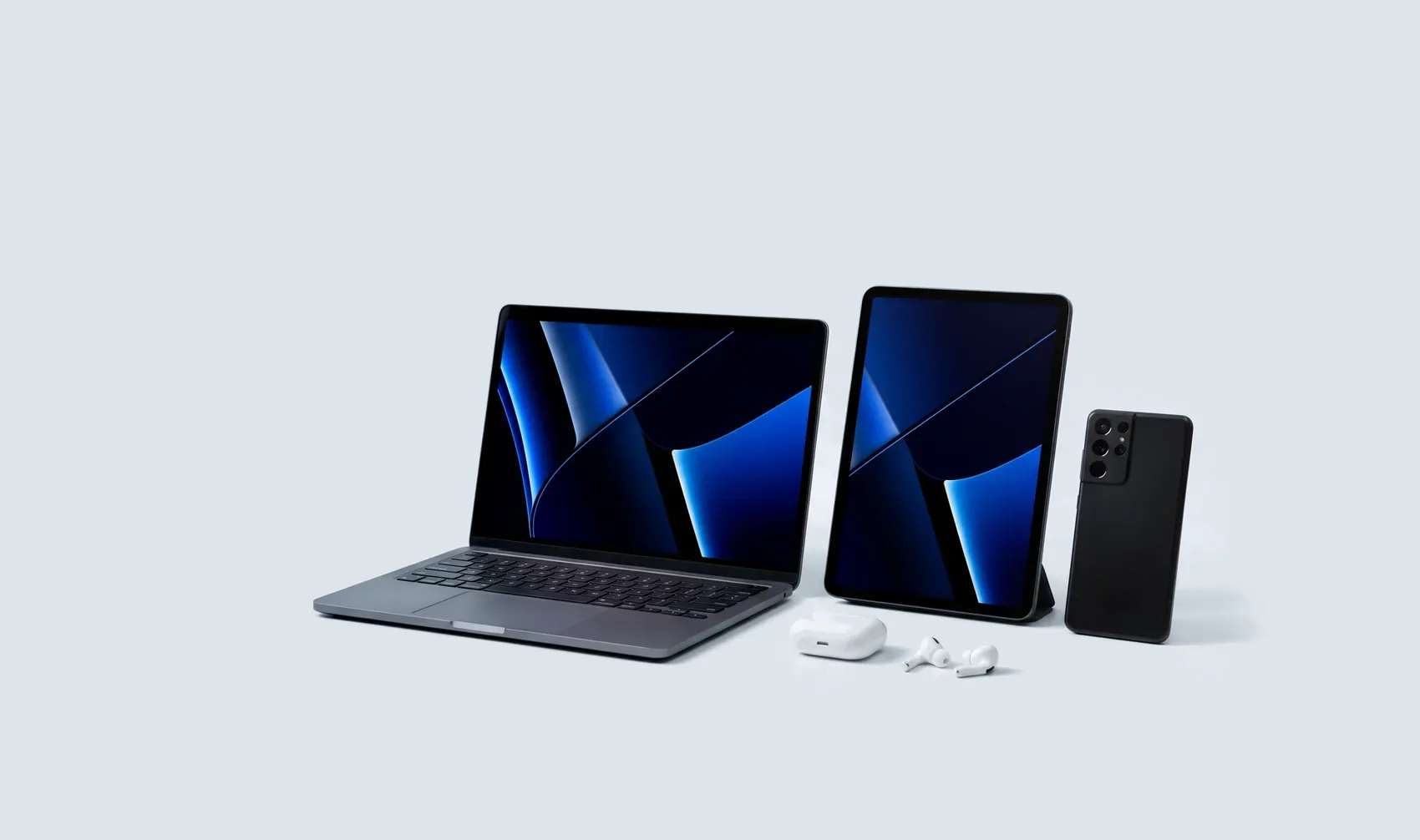 Portatile, tablet, smartphone e auricolari